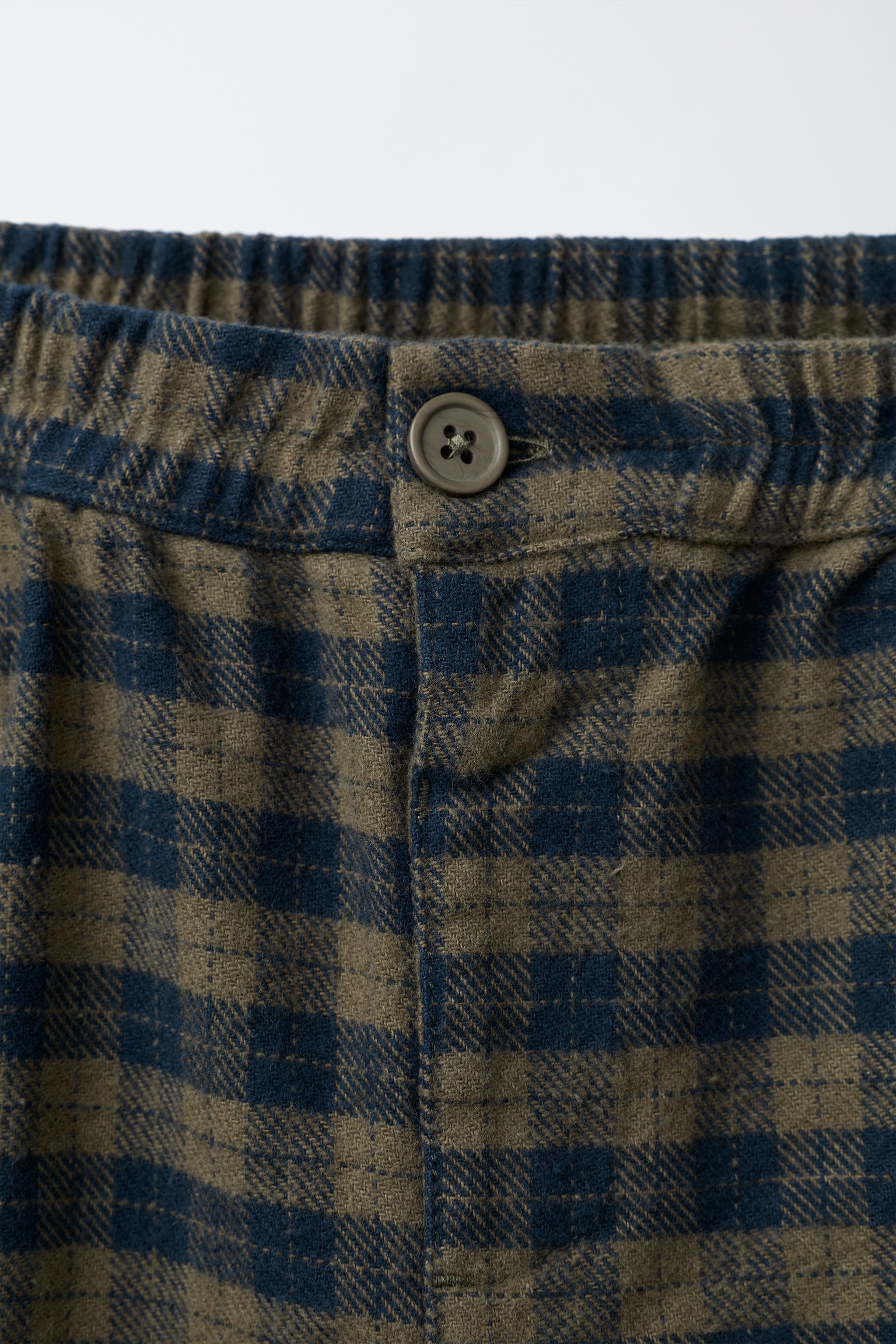 PANTALON BALLON À CARREAUX SOFT TOUCH